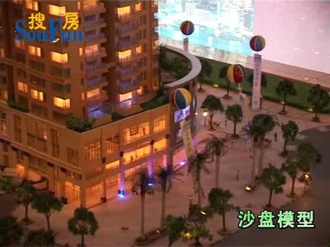 隽峰苑沙盘、园林、架空层