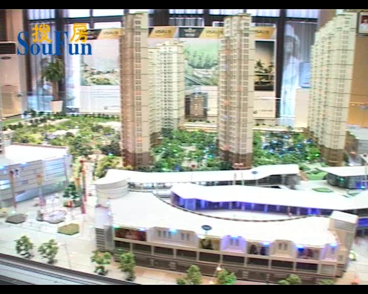 航天双城沙盘展示
