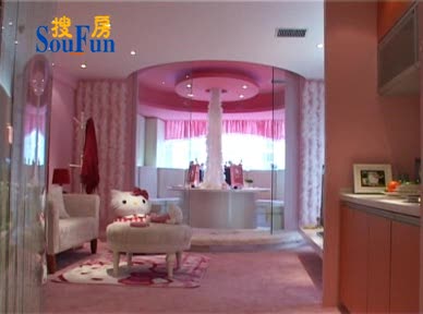 空中客厅—hello kitty风格客厅