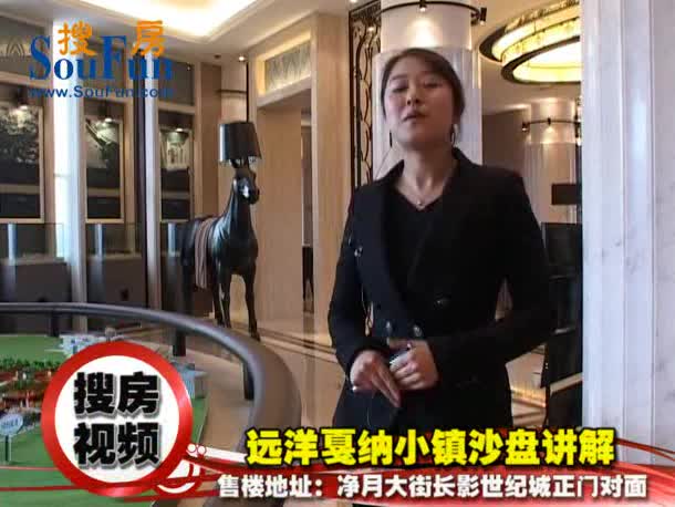 远洋戛纳小镇沙盘讲解样板间欣赏